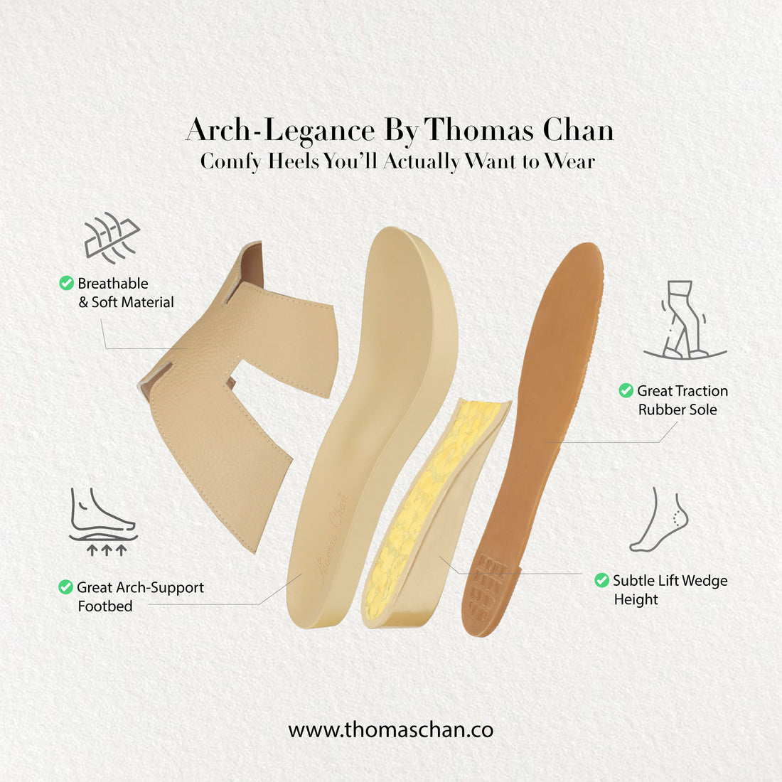 Arch-Legance by Thomas Chan: The Comfy Heels You Can Wear All Day Without Sacrificing Style