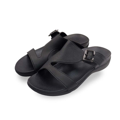 Ladies Zig Zag Buckle Sandals [Comfy Health Series]