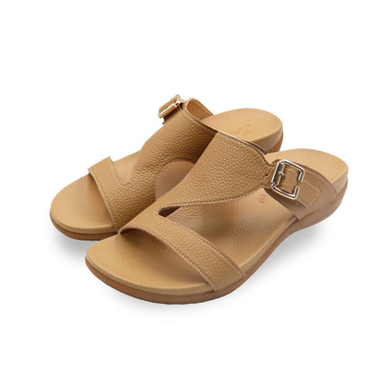 Ladies Zig Zag Buckle Sandals [Comfy Health Series]