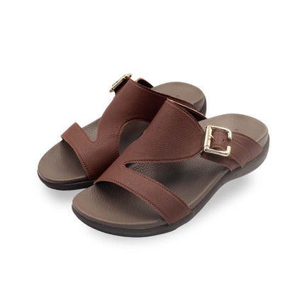 Ladies Zig Zag Buckle Sandals [Comfy Health Series]