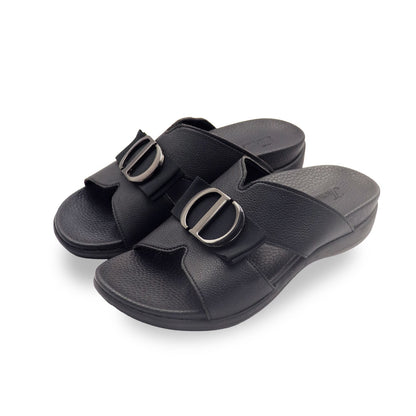 Charming Buckle Comfort Flat Sandals [Comfy Health Series]