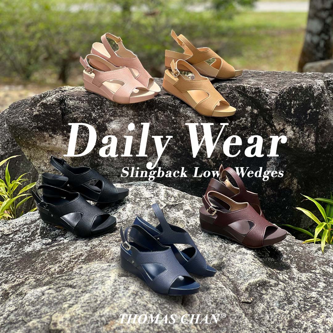 Daily Wear Slingback Low Wedges