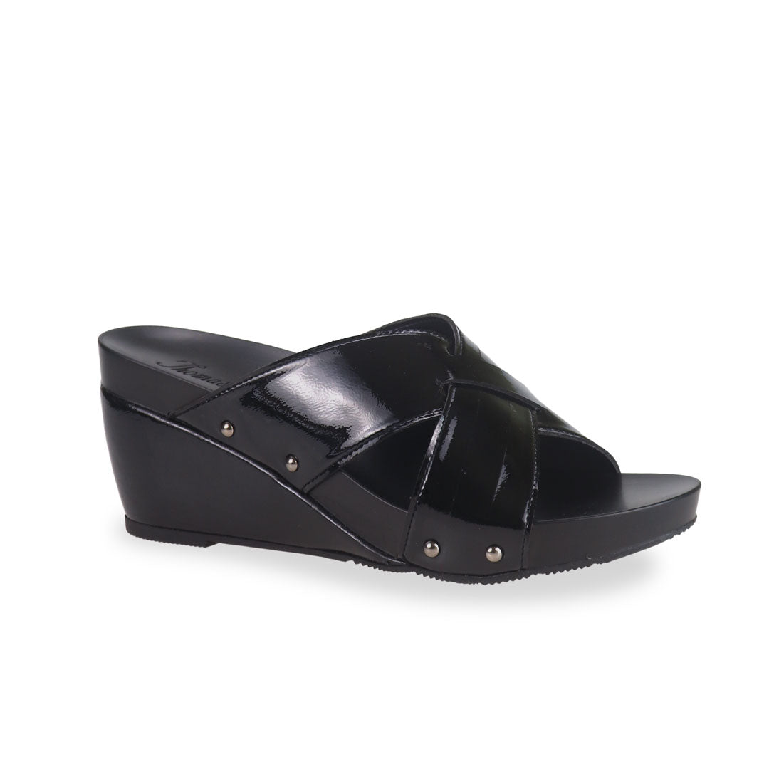 Minimalist Cross Strap Wedges [ODD SIZES LEFT]