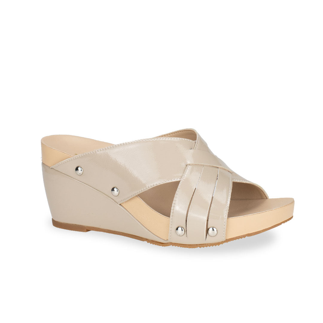 Minimalist Cross Strap Wedges [ODD SIZES LEFT]