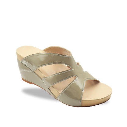 Minimalist Three-Strap High Wedges [ODD SIZES LEFT]