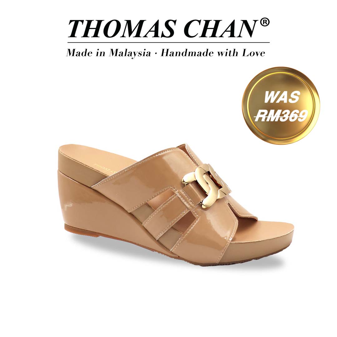 Metallic Buckle High Wedges [ODD SIZES LEFT]