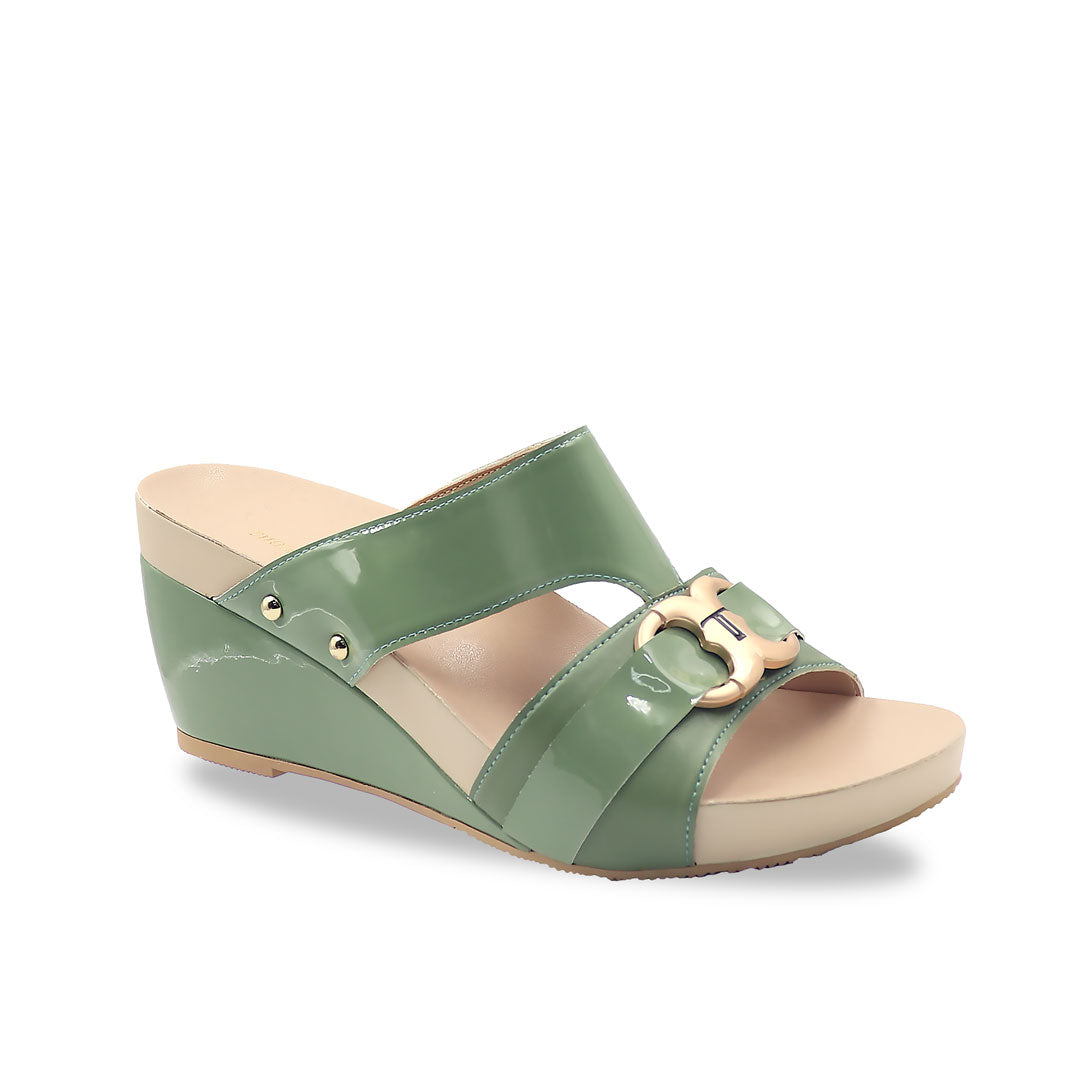 Pastel Tone Buckle High Wedges [ODD SIZES LEFT]