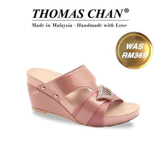 Pastel Tone Buckle High Wedges [ODD SIZES LEFT]