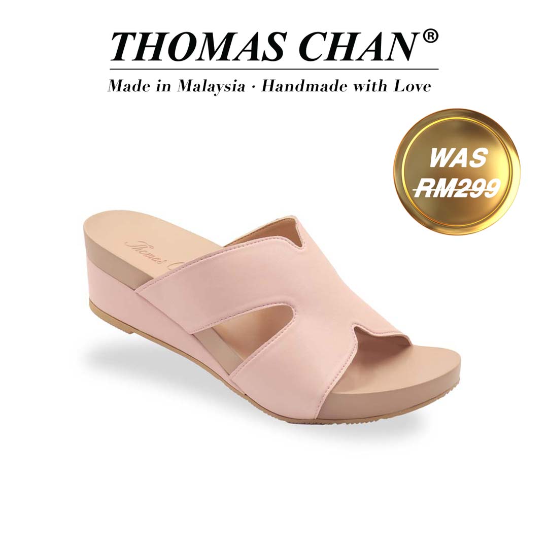 Pastel Matte Tone Cutout Low Wedges 2" inch [Arch-legance Series][ODD SIZES LEFT]