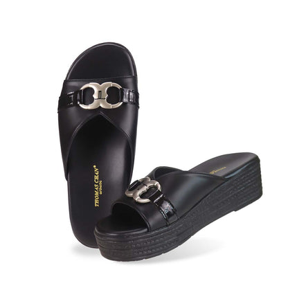 [Add to Cart RM129] Minimalist Buckle Flatform Sandals [Cushioned Footbed Series]