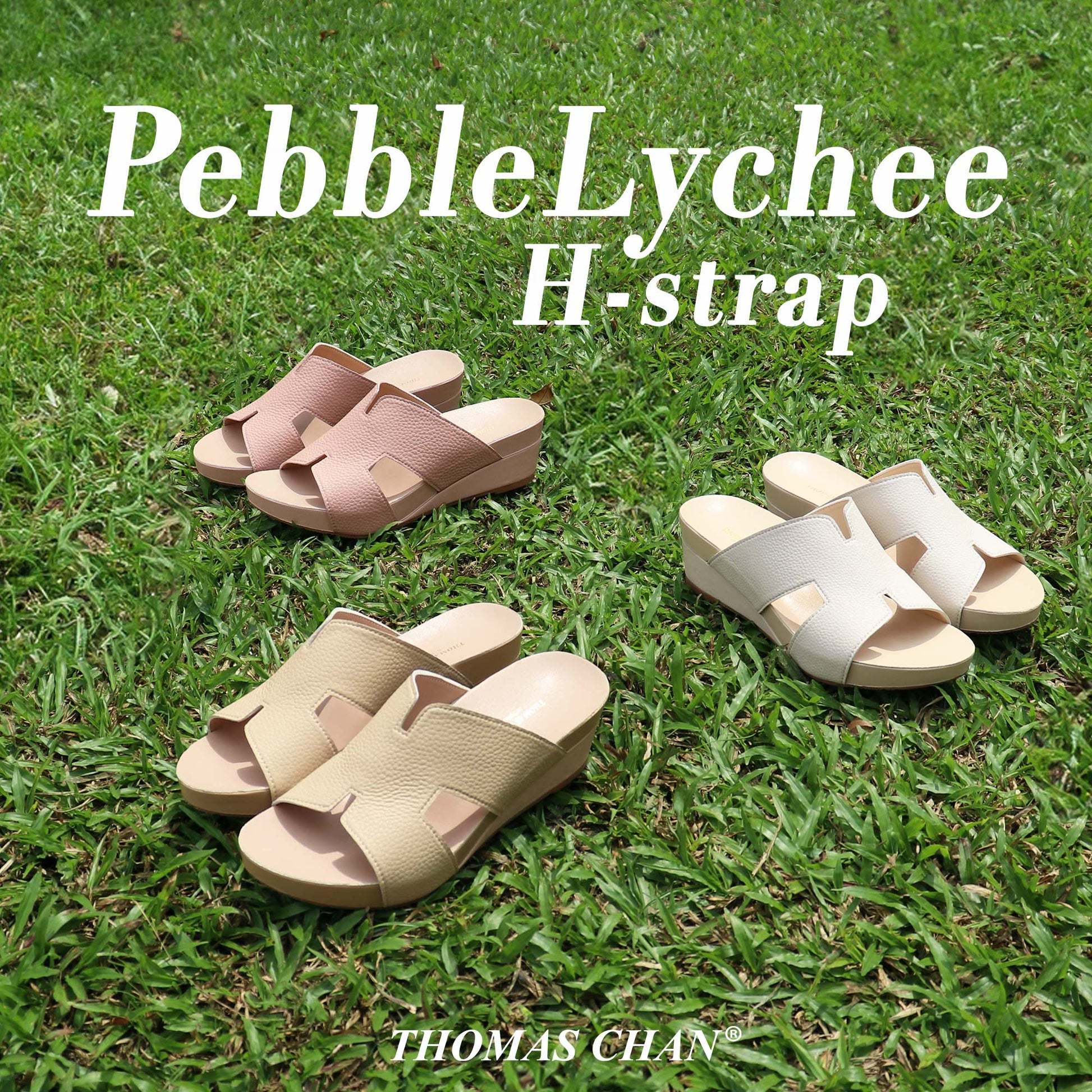 Pebble Lychee H-Strap Low Wedge Slides, our best-selling design now elevated with a matte pebble lychee leather finish. Available in three elegant shades: Rosy Pink, Cream Mustard, and Ivory Silk. Stylish and comfortable, perfect for any occasion. Free shipping within Malaysia!