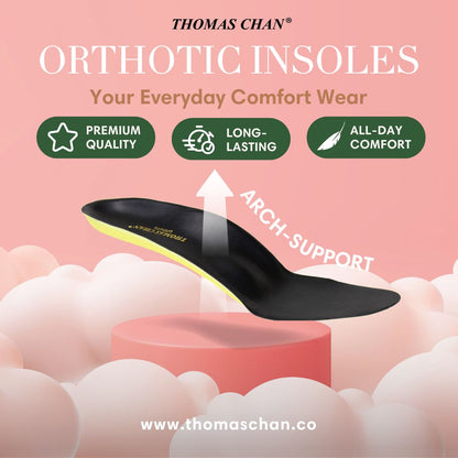 Thomas Chan Shoes Official Orthopaedic Insoles arch supposrt shoe insert unisex for women men and school kid