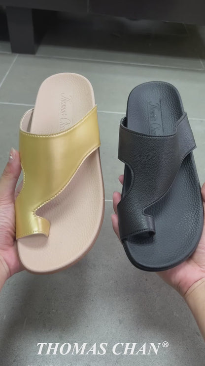 Simple Toe Strap Flat Sandals [Comfy Health Series]