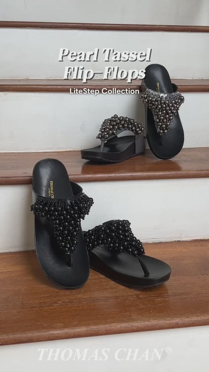 [Add to Cart RM189] Pearl Tassel Flip Flops 2.0 [LiteStep Collection]